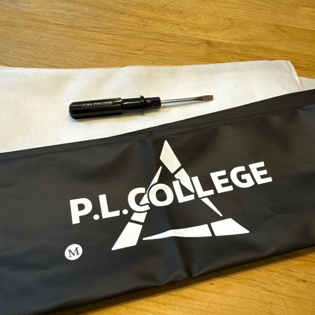 P.L.COLLEGE トレーニングパワーベルト 黒　Mサイズ