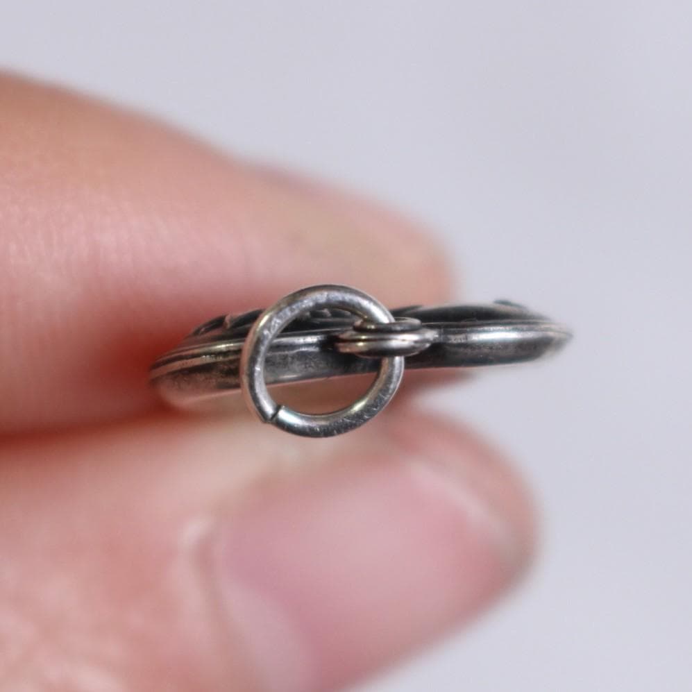 40s スウィートハートジュエリー WW2 シルバー バタフライ 蝶 花