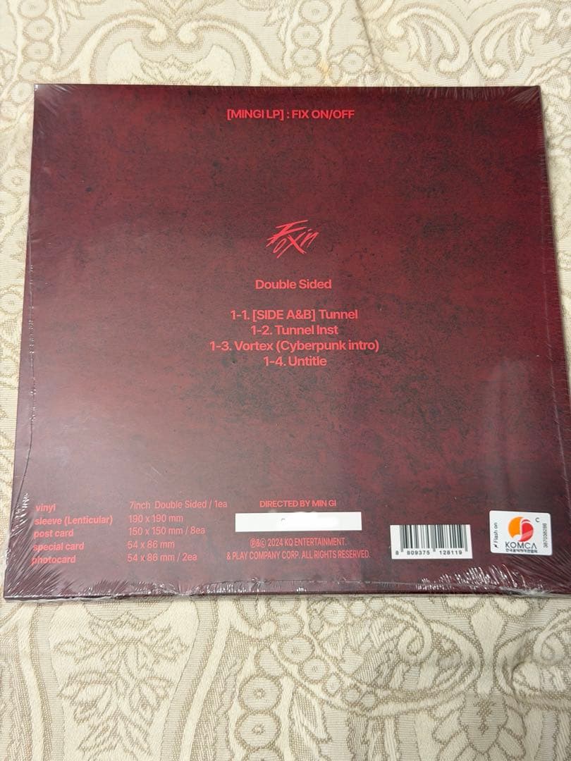 ATEEZ MINGI 2024 センイル FIXON/OFF レコード 未開封