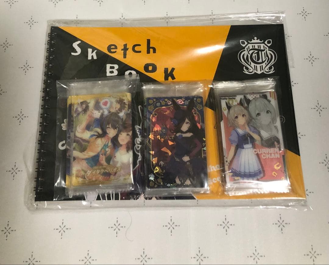 ウマ娘 カ－ド 第1〜8Ｒ.SPR コンプ スケッチブック、フラットケースお纏め