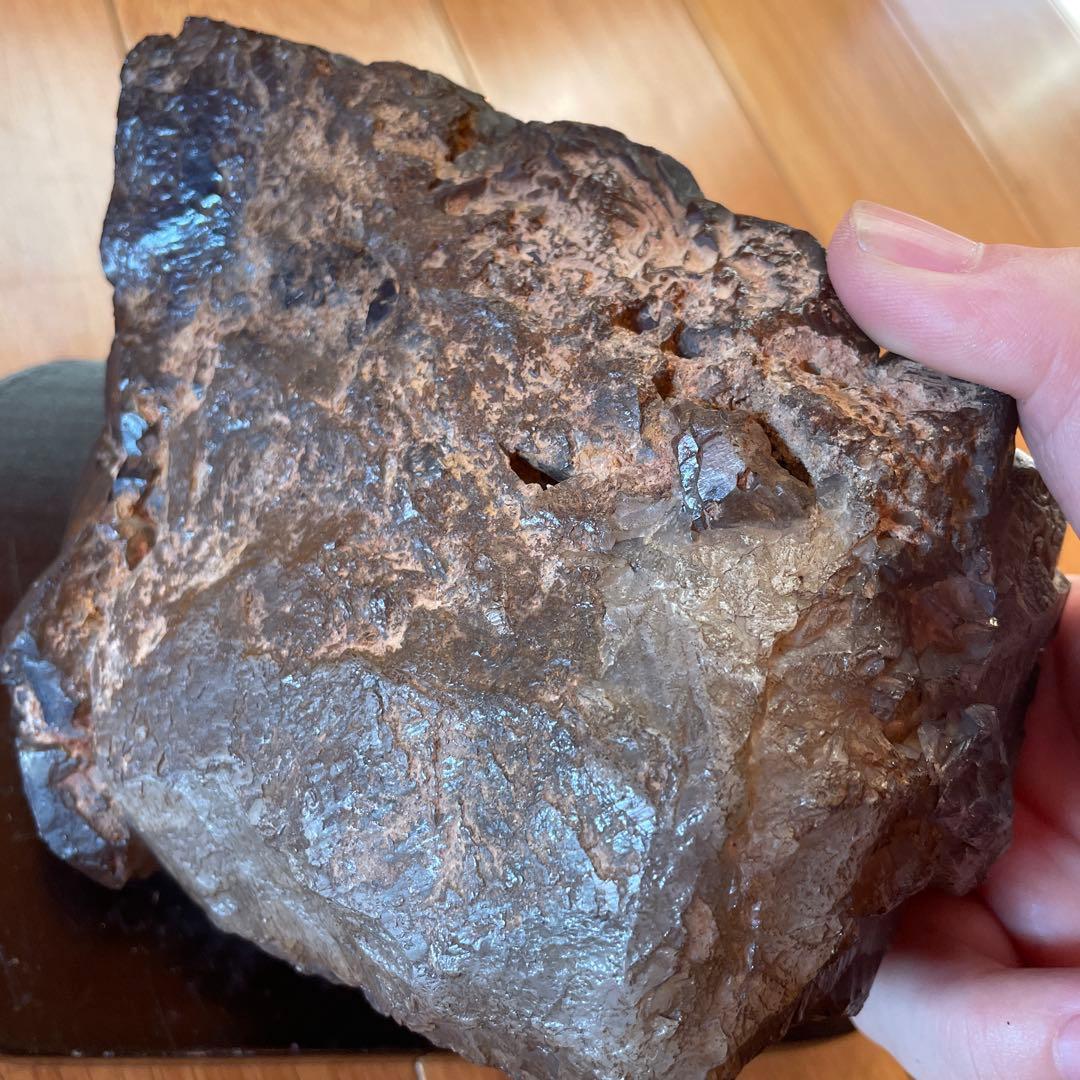 天然石 ダークレッド 結晶アート