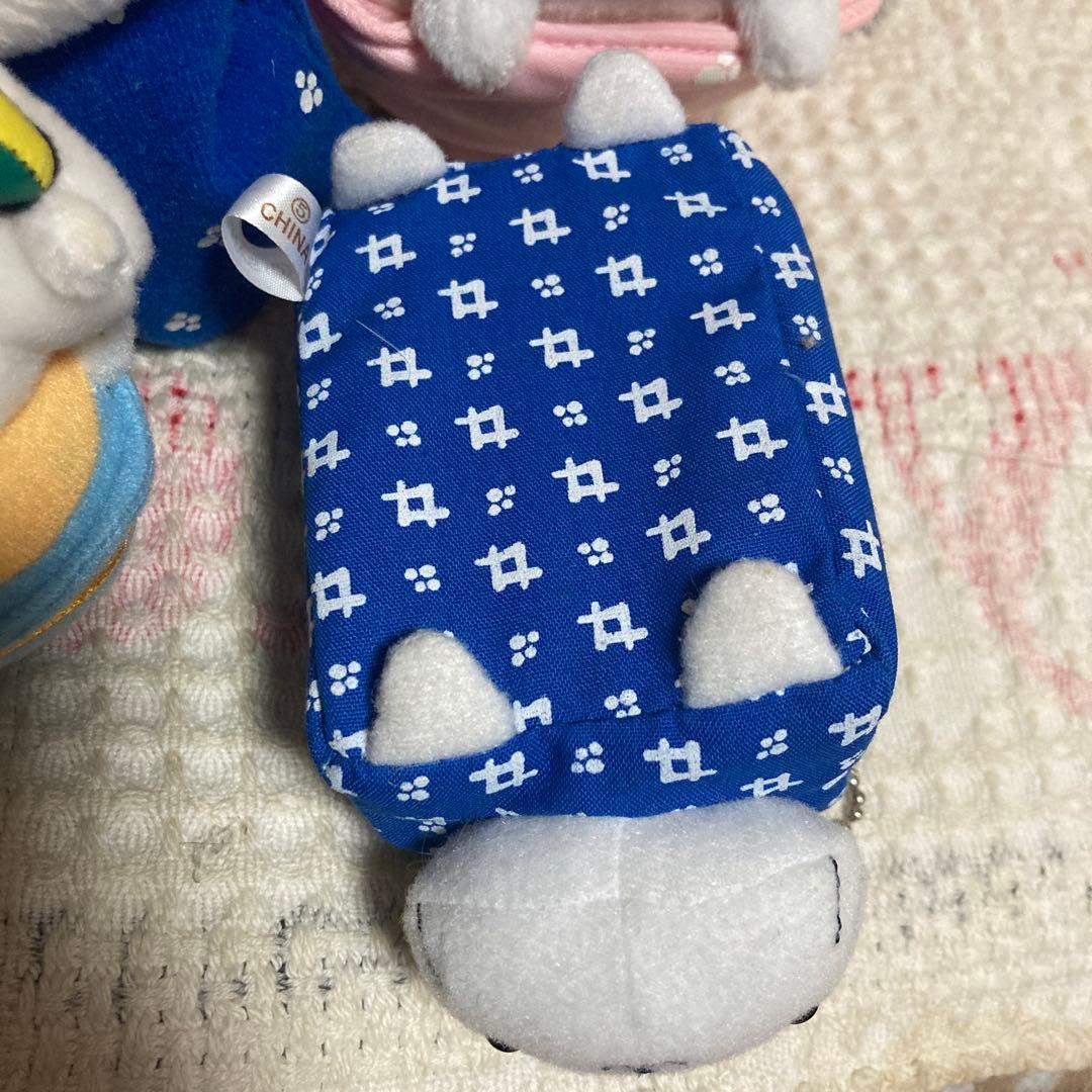 にゃんにゃんにゃんこ　にゃんこ温泉　おかみ　ぬいぐるみ　他3こセット　中古品