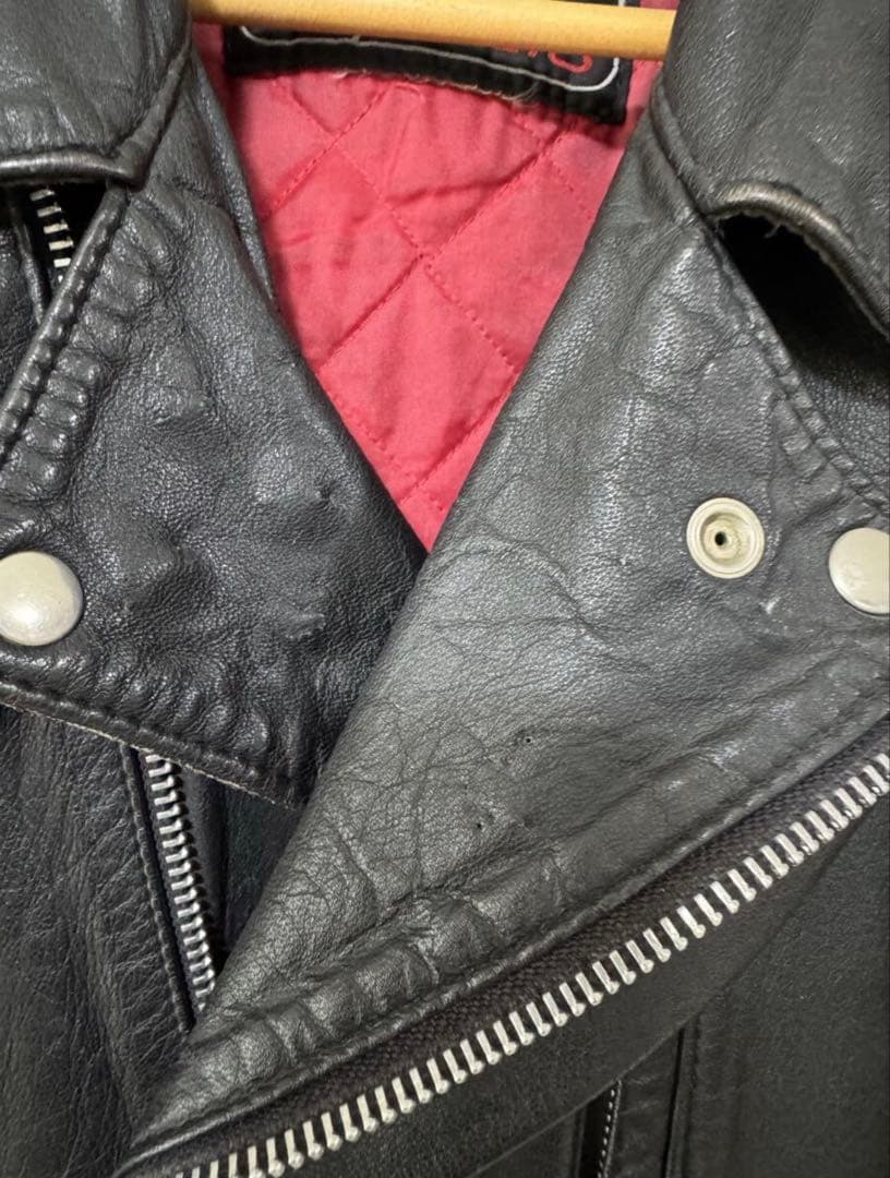 TT LEATHERS ダブルライダースジャケット サイズXL相当 - メルカリ