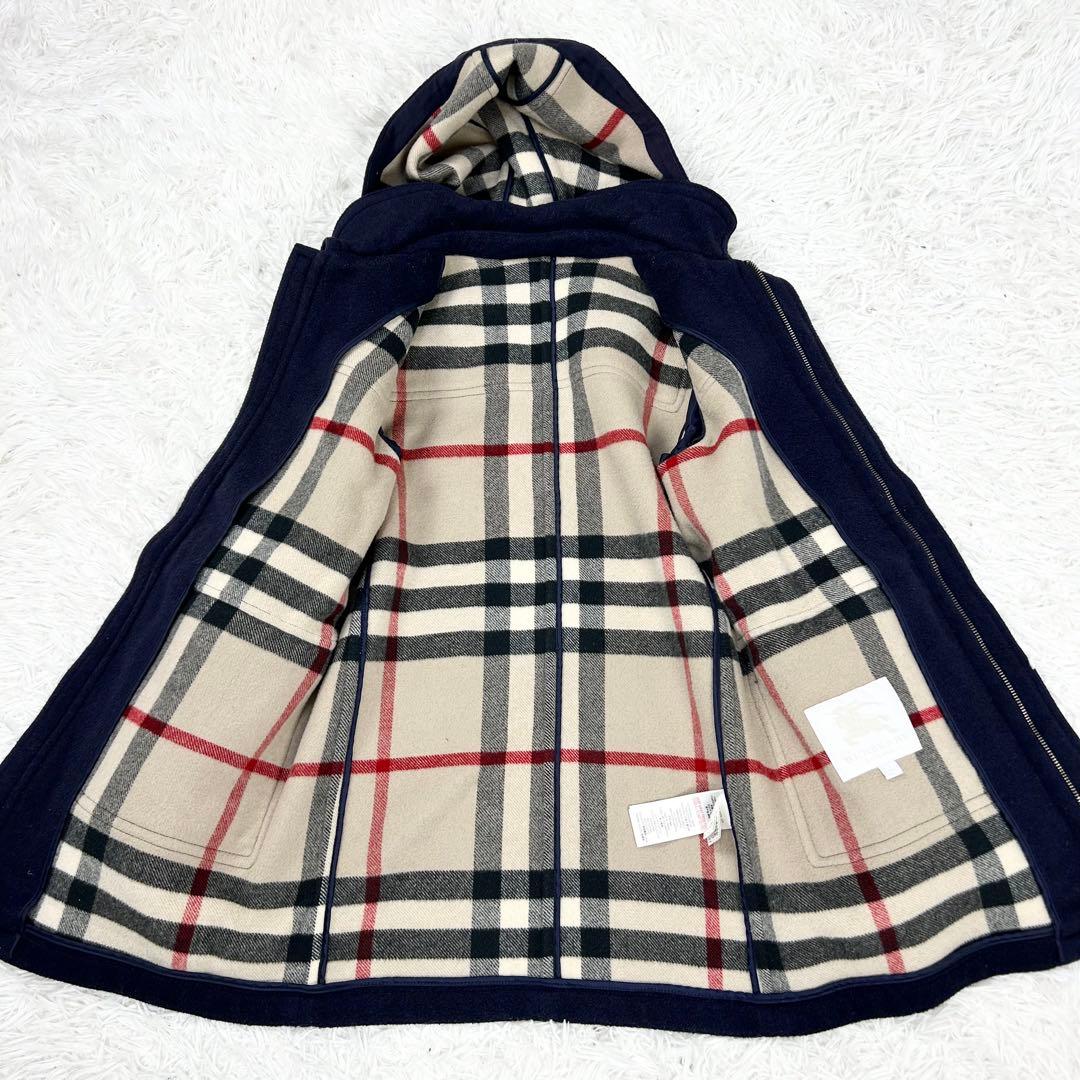 バーバリーチルドレン ダッフルコート 14Y 164cm ネイビー メガ