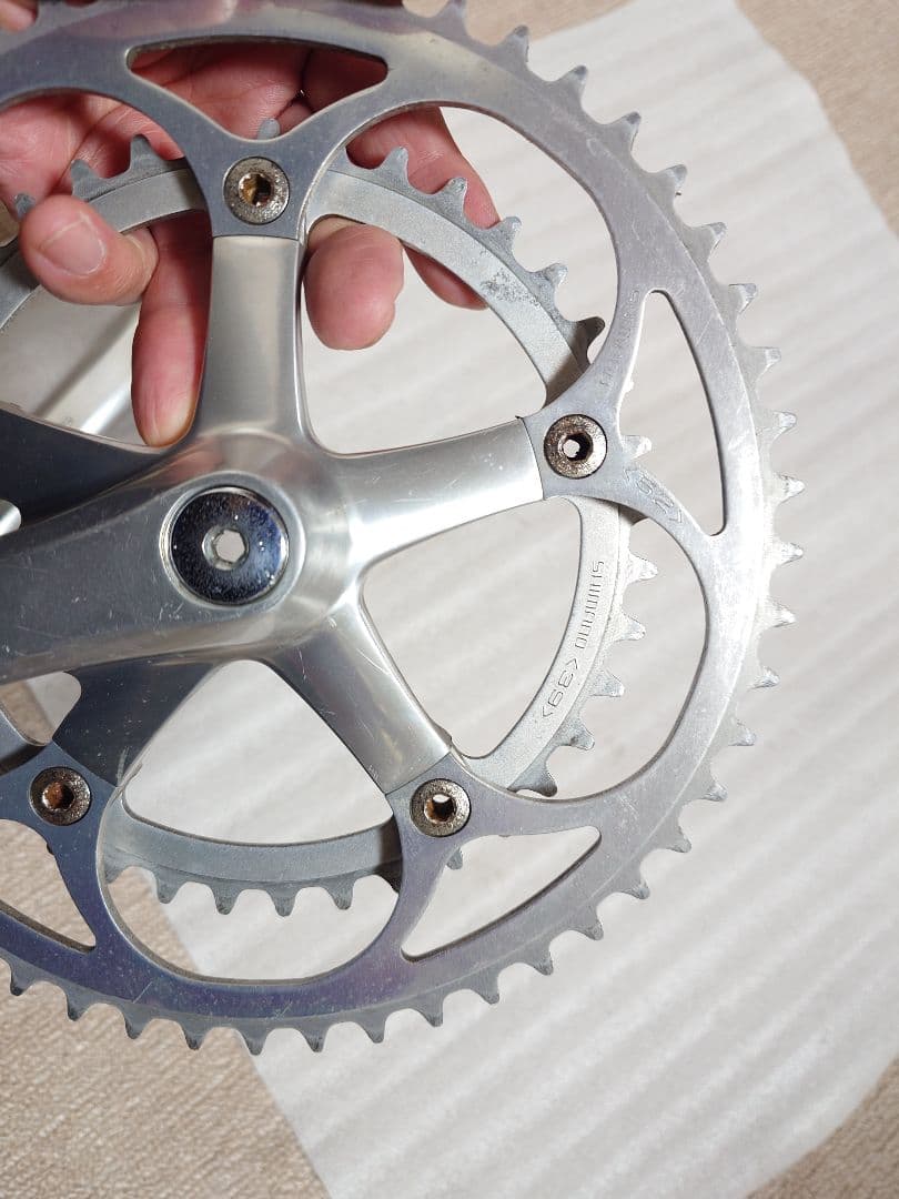 ヴィンテージSHIMANO600(FC-6207)クランク52/39T170mm