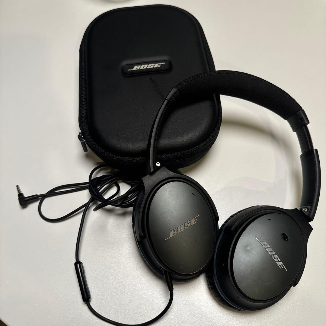 Bose quietcomfort 25有線ヘッドホン ノイズキャンセリング - メルカリ