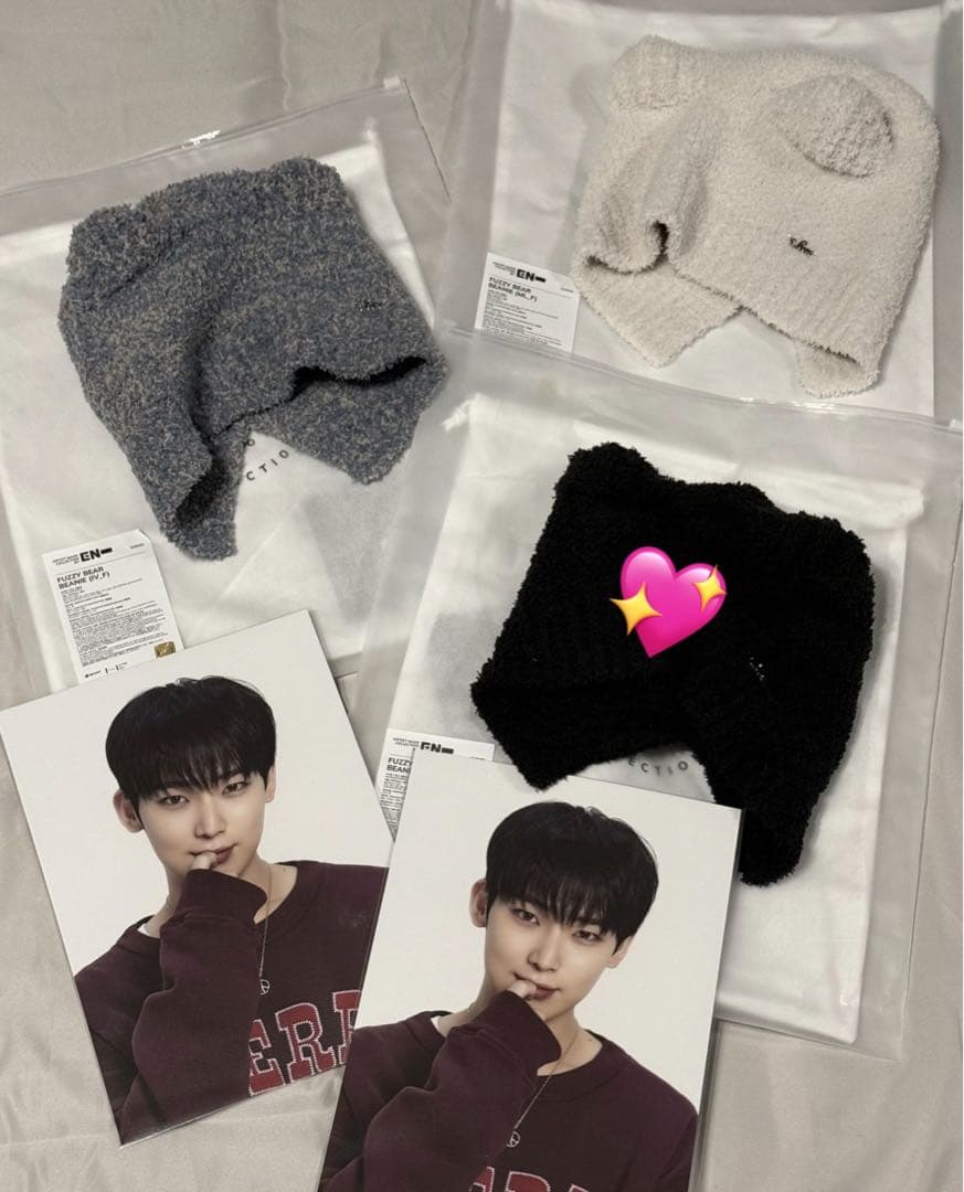 ENHYPEN ソヌ artist made ビーニー 黒 - メルカリ