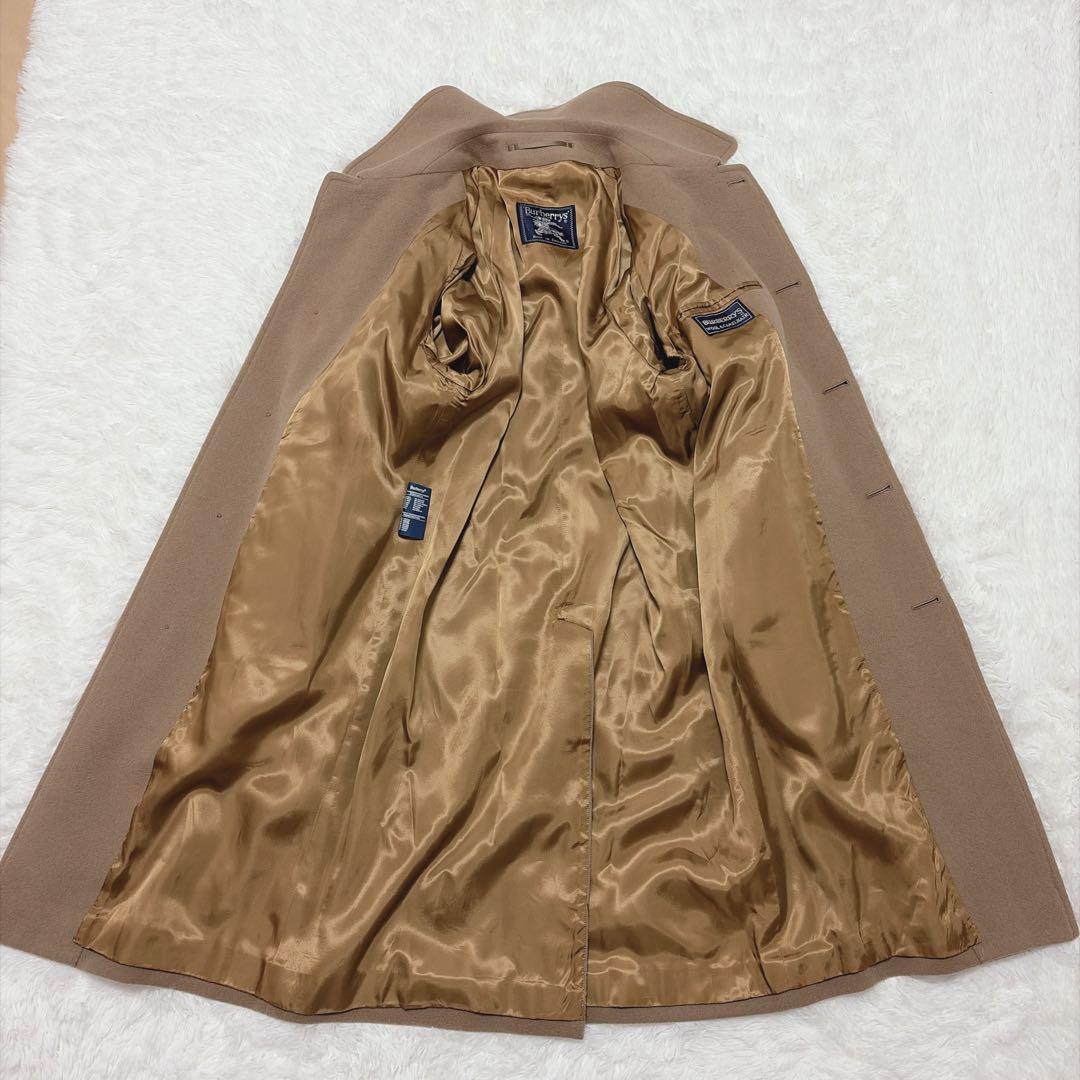 Burberrys ステンカラーコート カシミヤ混 ロングコート比翼 885