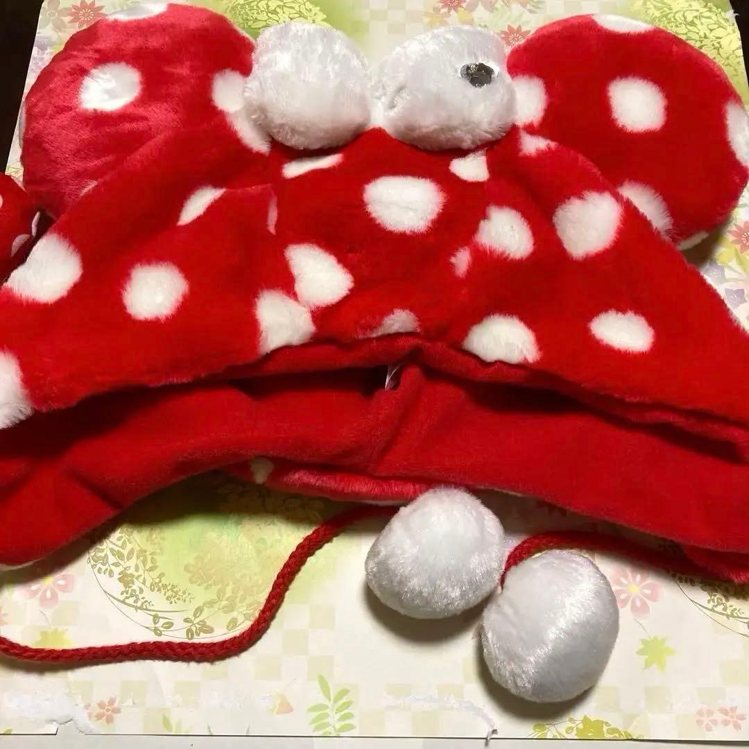 ゆ様専用】ディズニー ファンキャップ ミニー 赤 水玉 ドット柄 - メルカリ