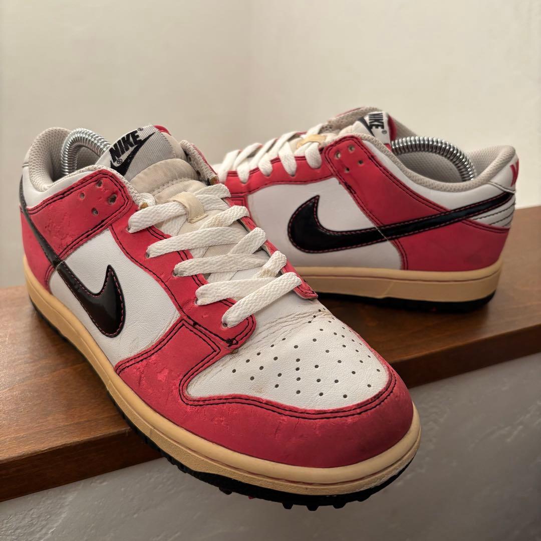 人気　ナイキ ダンク ロー ゴルフシューズ 23.5cm シカゴカラー Travis Scott × Nike Air Jordan 1 Low Golf NRG 