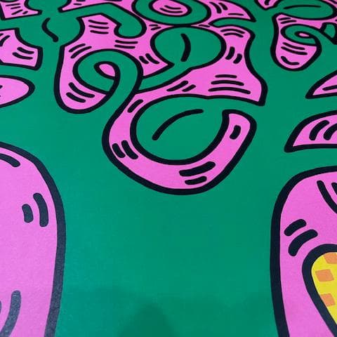 額装品/Tree of Life 1985 キース ヘリング/アートポスター - メルカリ