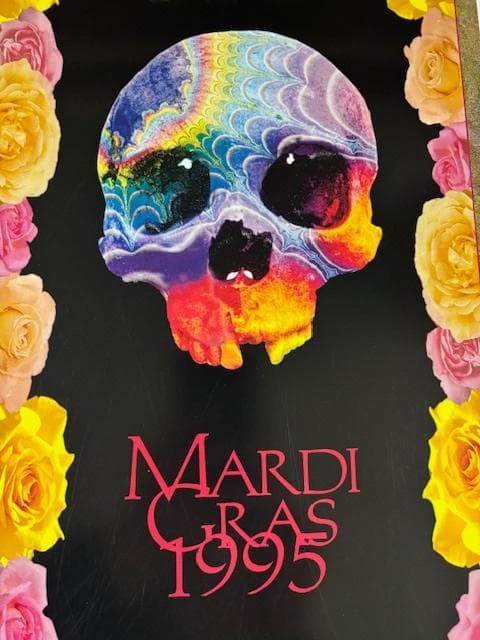 額装品/グレイトフルデッド Mardi Gras 1995/アートポスター