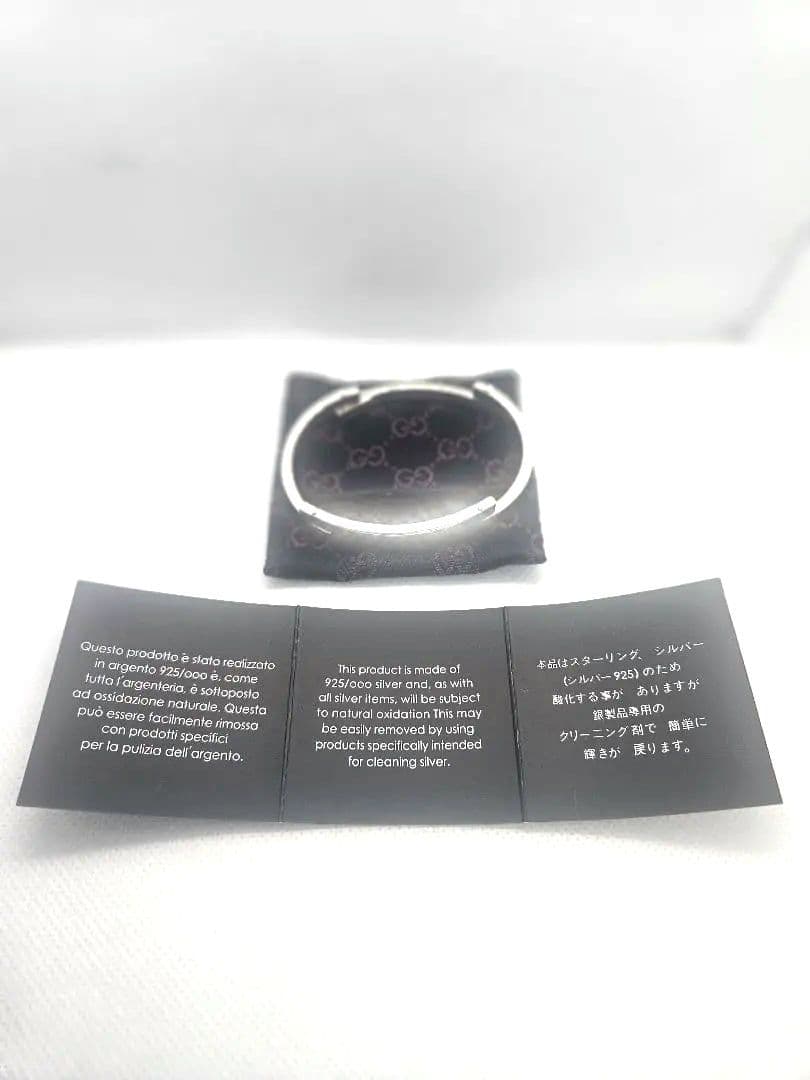 （ 極美品 新品級 ) GUCCI シルバーブレスレット 極美品 グッチ GUCCI 925 ブレスレット シルバー OT664 アクセサリー