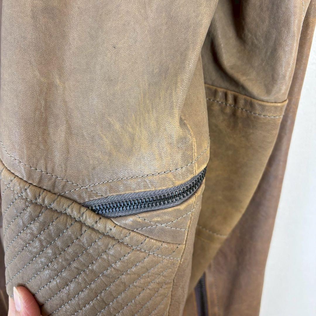 ◇マークジェイコブス【XS】ライダースジャケット レザージャケット