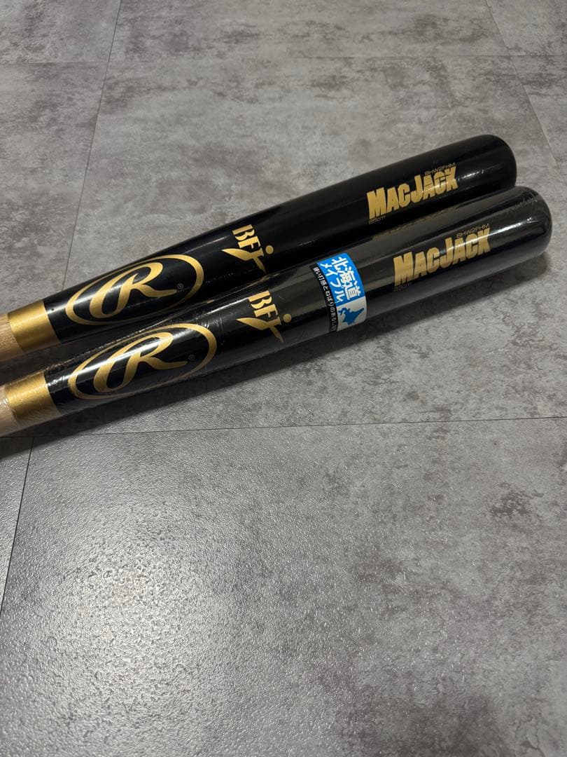 【たなりんさん専用】ローリングス MAC JACK 硬式木製バット 2本セット Rawlings（ローリングス） 硬式 木製バット ハードメイプル製 マック
