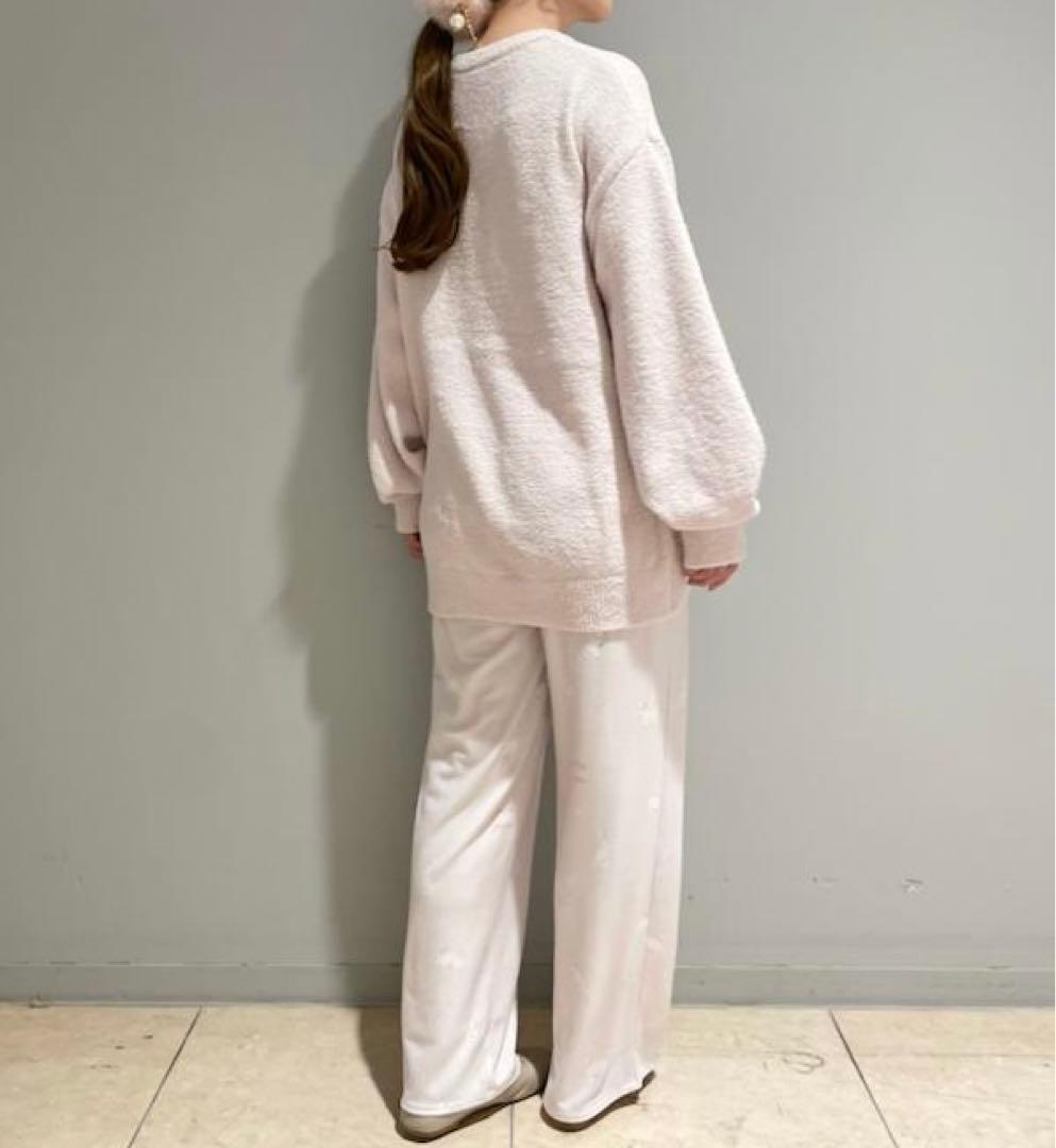 ジェラートピケ ベビモコラビットジャガードプルオーバー＆ラビット柄