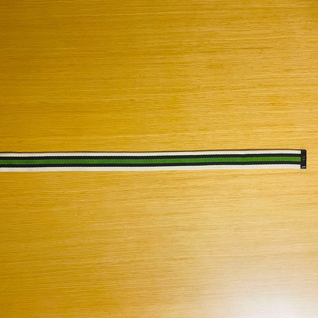 美品・希少】グッチ ガチャベルト 筆記体ロゴ 189799 グリーン