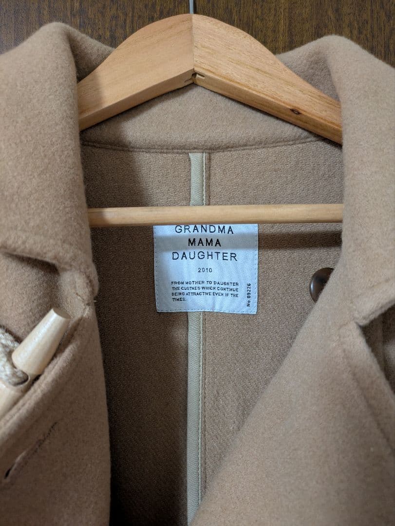d*7様 GRANDMA MAMA DAUGHTER ダッフルコート ベージュ - メルカリ