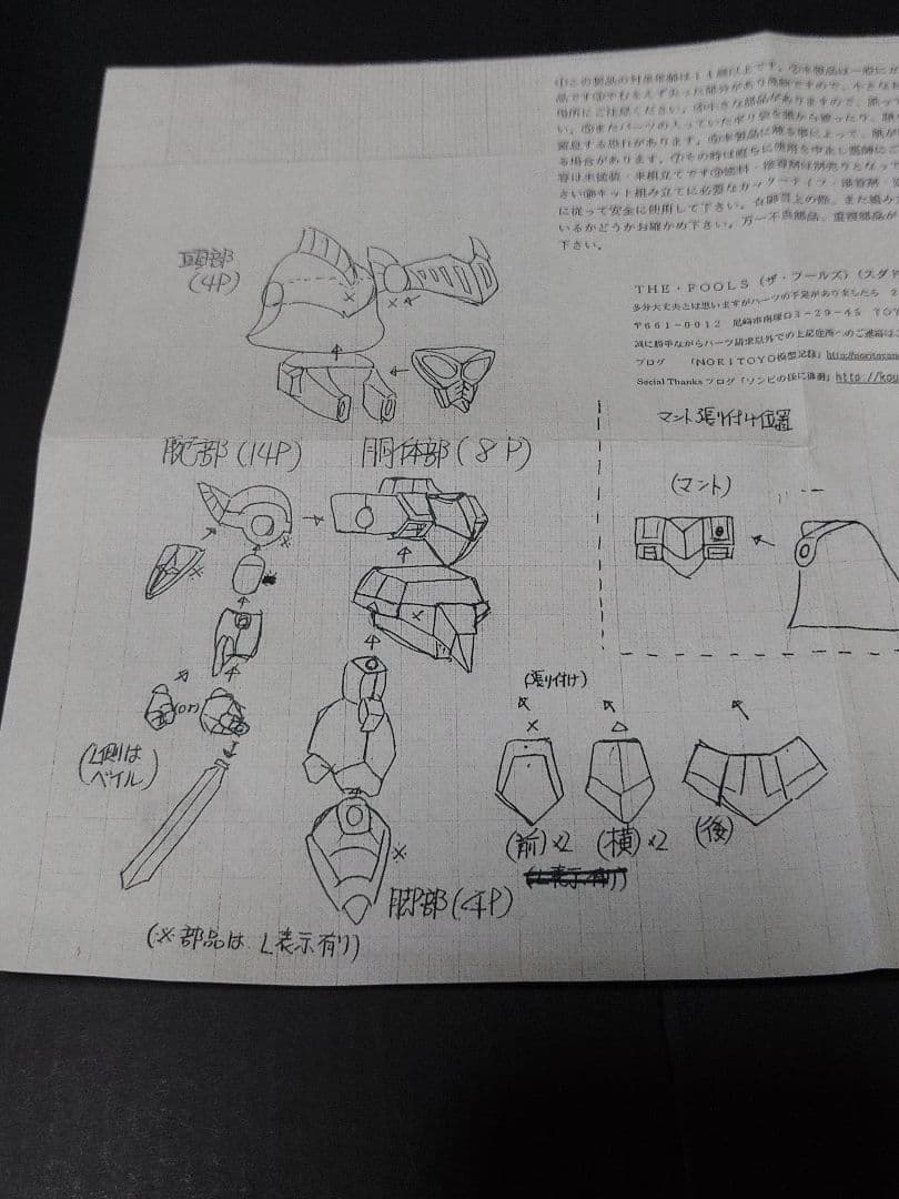 ガレキ　SDガンダム外伝　光の騎士　騎士アレックス　ガレージキット