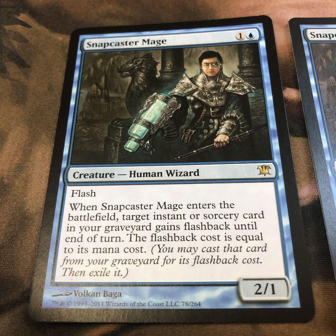 瞬唱の魔道士/Snapcaster Mage 英語 ISD版 4枚セット