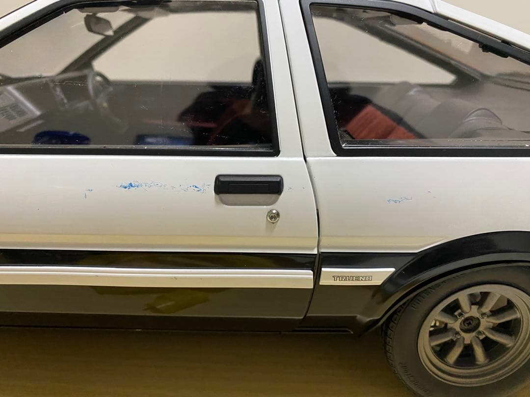 ジャンク！ 1/8 トヨタ スプリンタートレノ AE86 頭文字D ミニカー