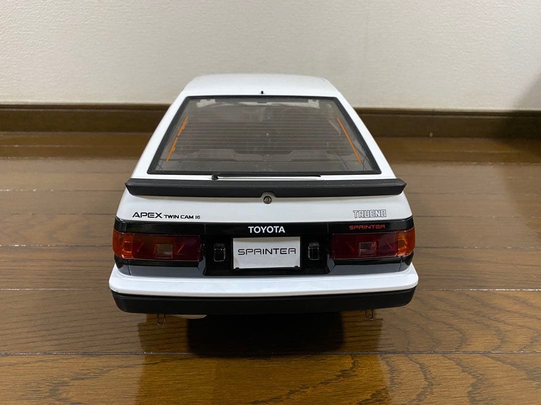 ジャンク！ 1/8 トヨタ スプリンタートレノ AE86 頭文字D ミニカー