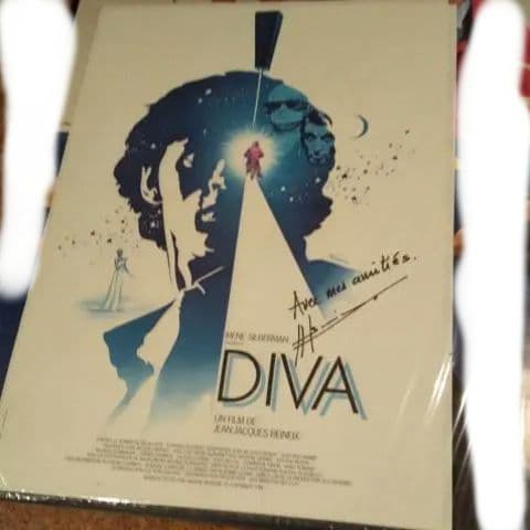故ジャン＝ジャック・ベネックス監督　直筆サイン入り『ディーバ』オリジナルポスター 故ジャン＝ジャック・ベネックス監督 直筆サイン入り『ディーバ