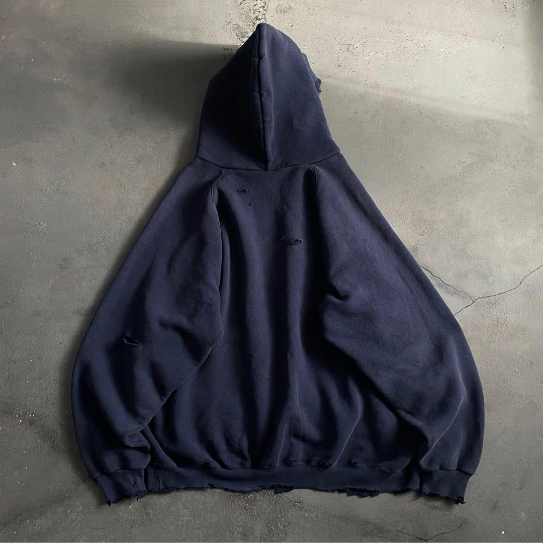 80's adidas万国旗タグ”紺“USA製”肉厚“hoodie sweat - メルカリ