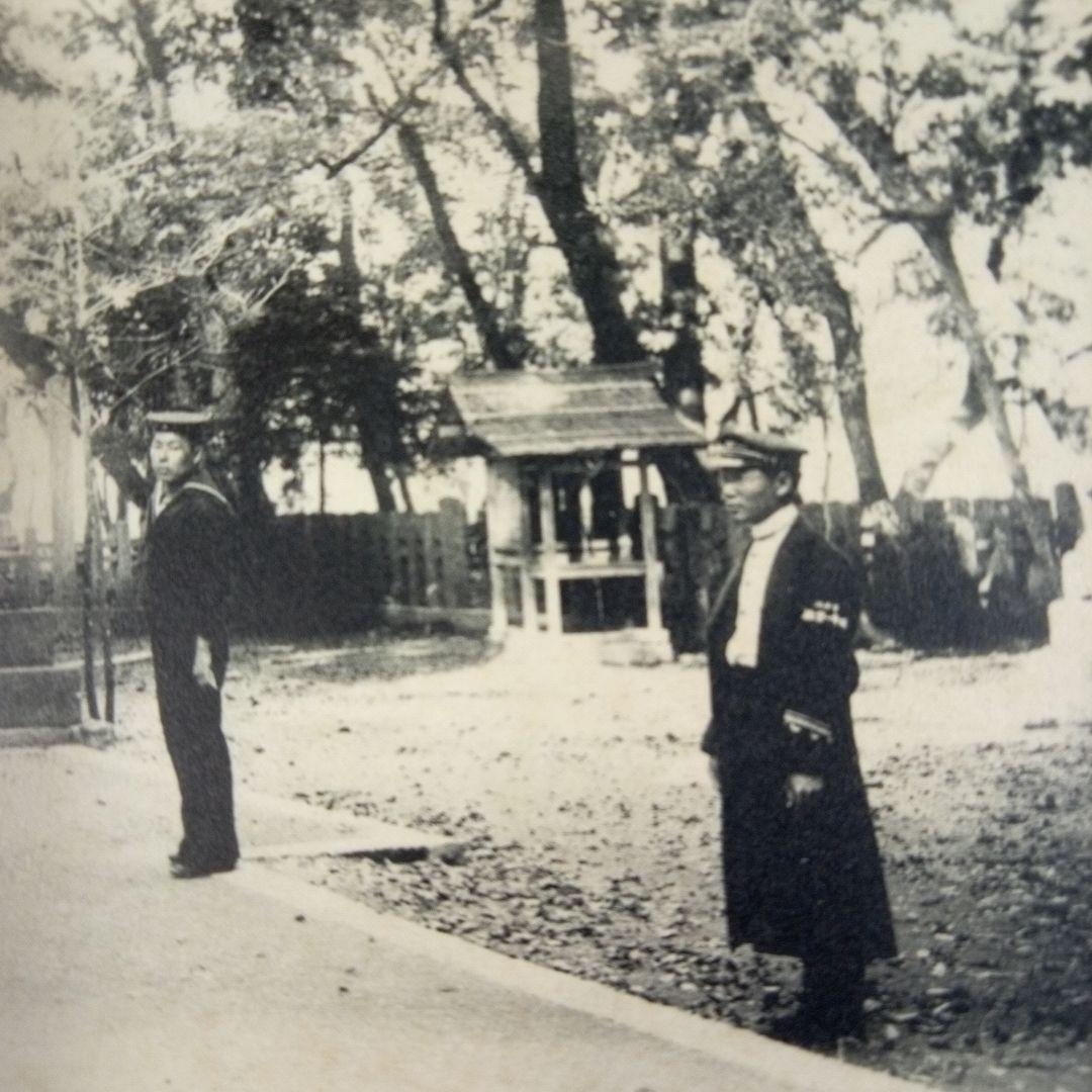 彌伽宣神社 新川 三條通（三条通） 白糸橋 停車場 廿一艇隊日露記念碑