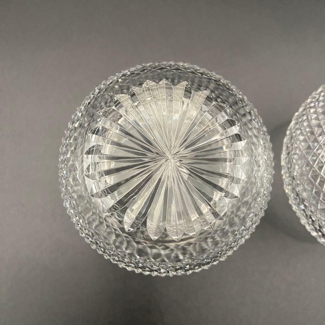 エジンバラ クリスタル アザミグラス 2客 ショットグラス ウィスキー