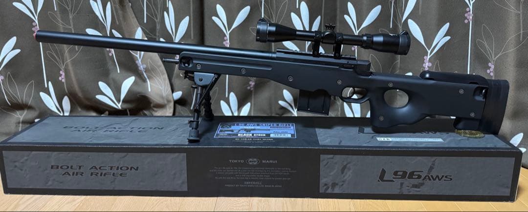 L96 AWS ブラックストック No.06 東京マルイ TOKYO MARUI（東京マルイ） L96AWS（BLACK）No.6 ブラックストック