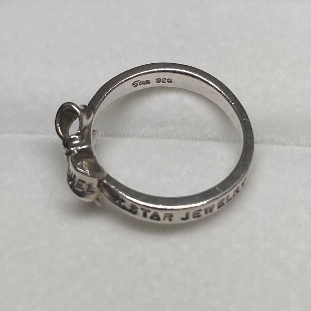 人気✨スタージュエリー♡リボンモチーフシルバーリング 925 9号