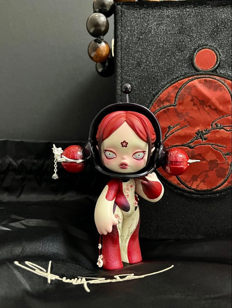 海外限定POPMART SKULLPANDA スカルパンダ 梅 灼霜フィギュア