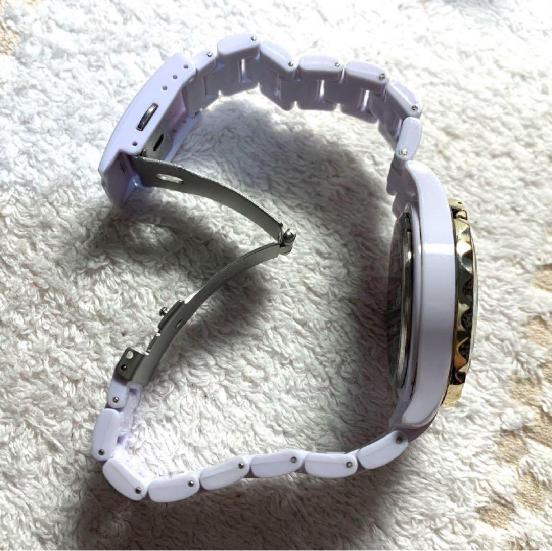 五等分の花嫁 ハイブリッドセラミックウォッチ 中野一花 腕時計 天然ダイヤモンド