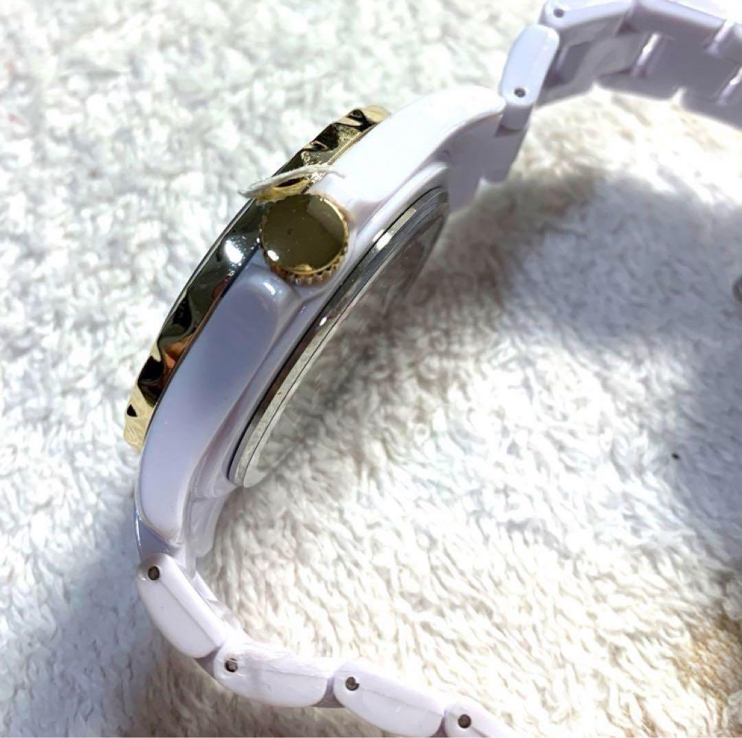 五等分の花嫁 ハイブリッドセラミックウォッチ 中野一花 腕時計 天然ダイヤモンド