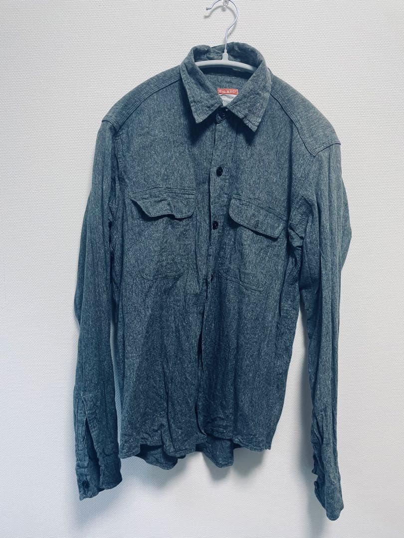 さとみ　BIG MAC Penney's ブラックシャンブレー　60年代 デッドストック 50s 60s BIG MAC ブラック シャンブレー シャツ 16
