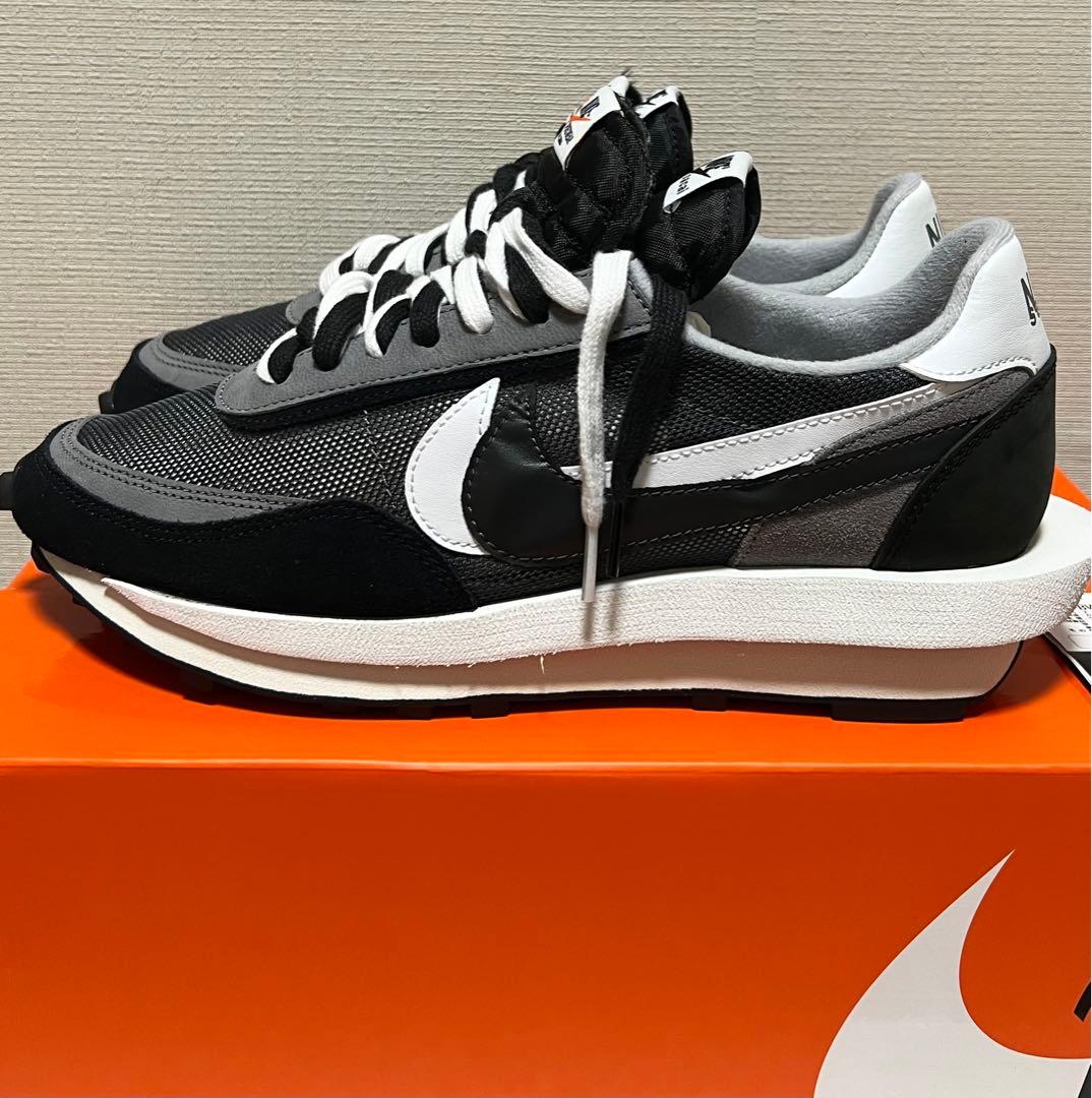 【美品】サカイ × ナイキ LD ワッフル \"ブラック\"