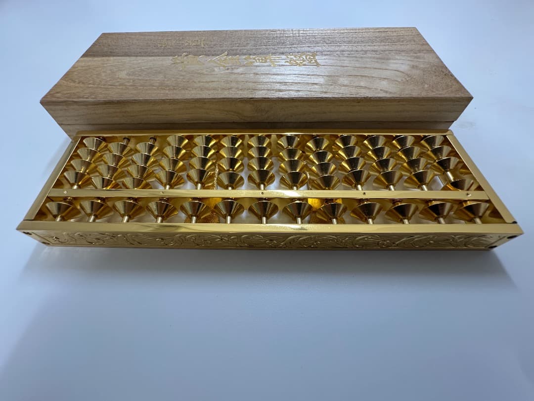 唐草 黄金算盤 そろばん 金メッキ 24KGP - メルカリ