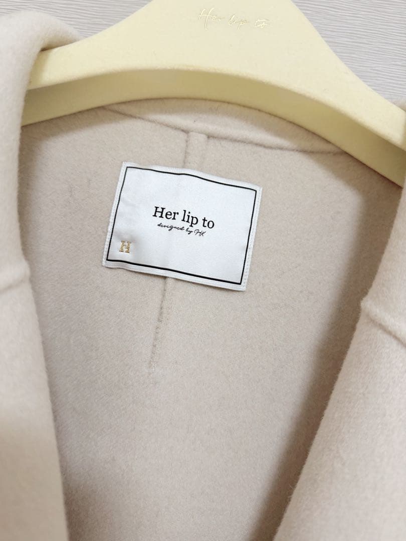 herlipto♡Loro Short Rever Coat - メルカリ