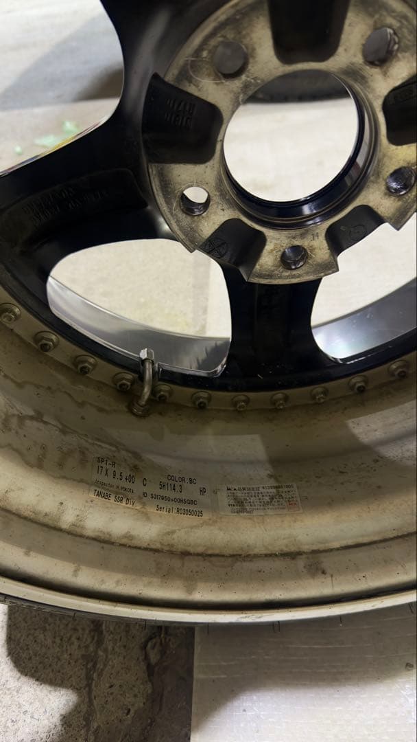 SSR SP1R 17インチ 9.5J ±0 08R