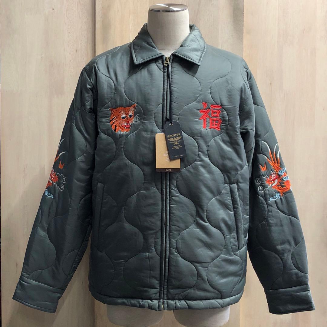 ヒューストン ベトジャン キルティングベトナムジャケット マップ地図