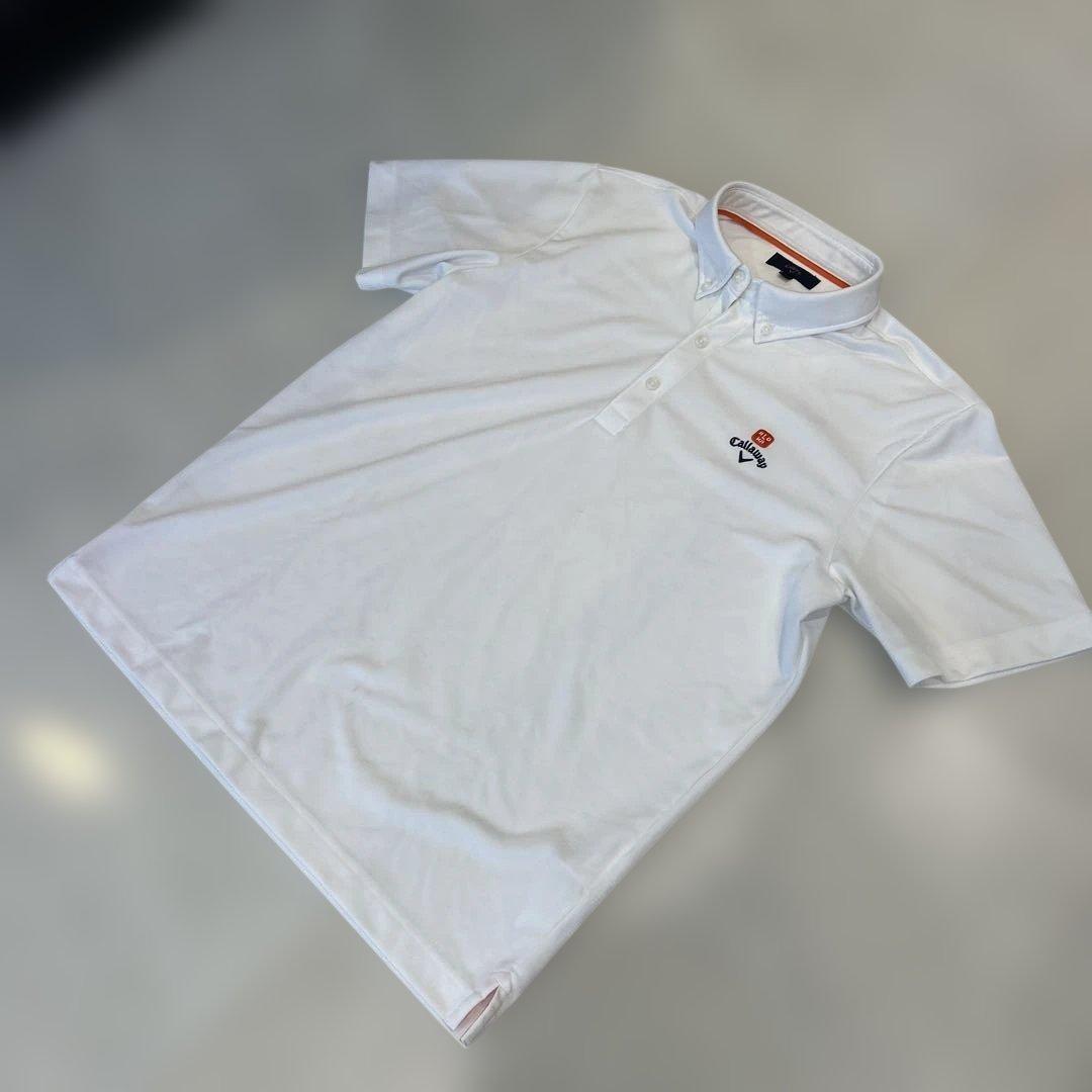 超美✨LL3枚セット キャロウェイ半袖 花柄 白シャツ シャドーモザイク