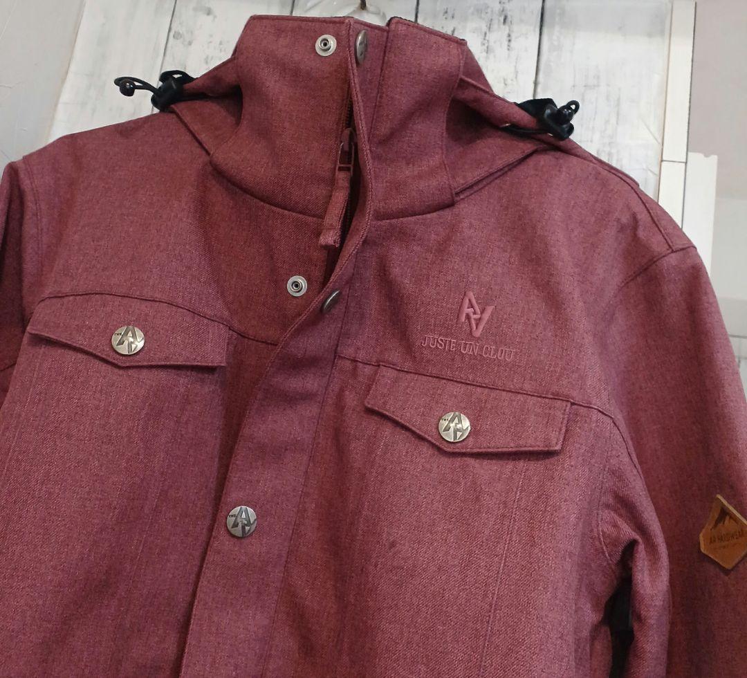 ダブルエーハードウェア赤みブラウン&ブラック2色使い⭐Sサイズ(大きめ