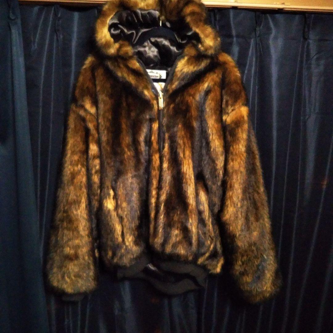 Ablanche リバーシブル フード付き フェイクファージャケット - メルカリ