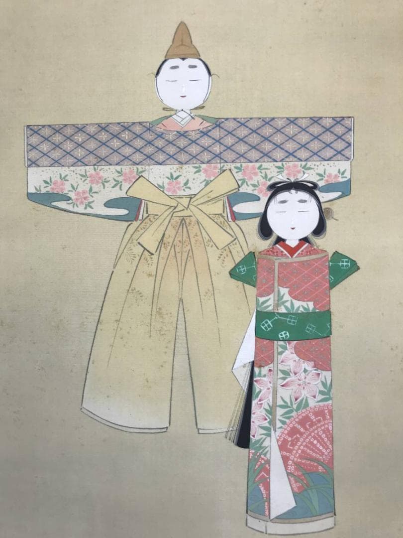 観林/立雛図/ヒナ図/ひな祭り/名家伝来/AC-399