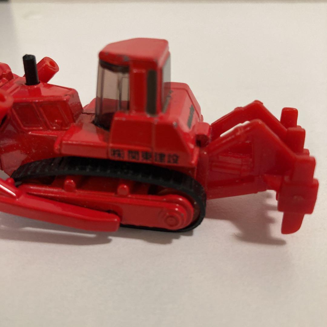 トミカ 博 非売品 コマツ ブルドーザー D375A 重機 建機 赤 ミニカー