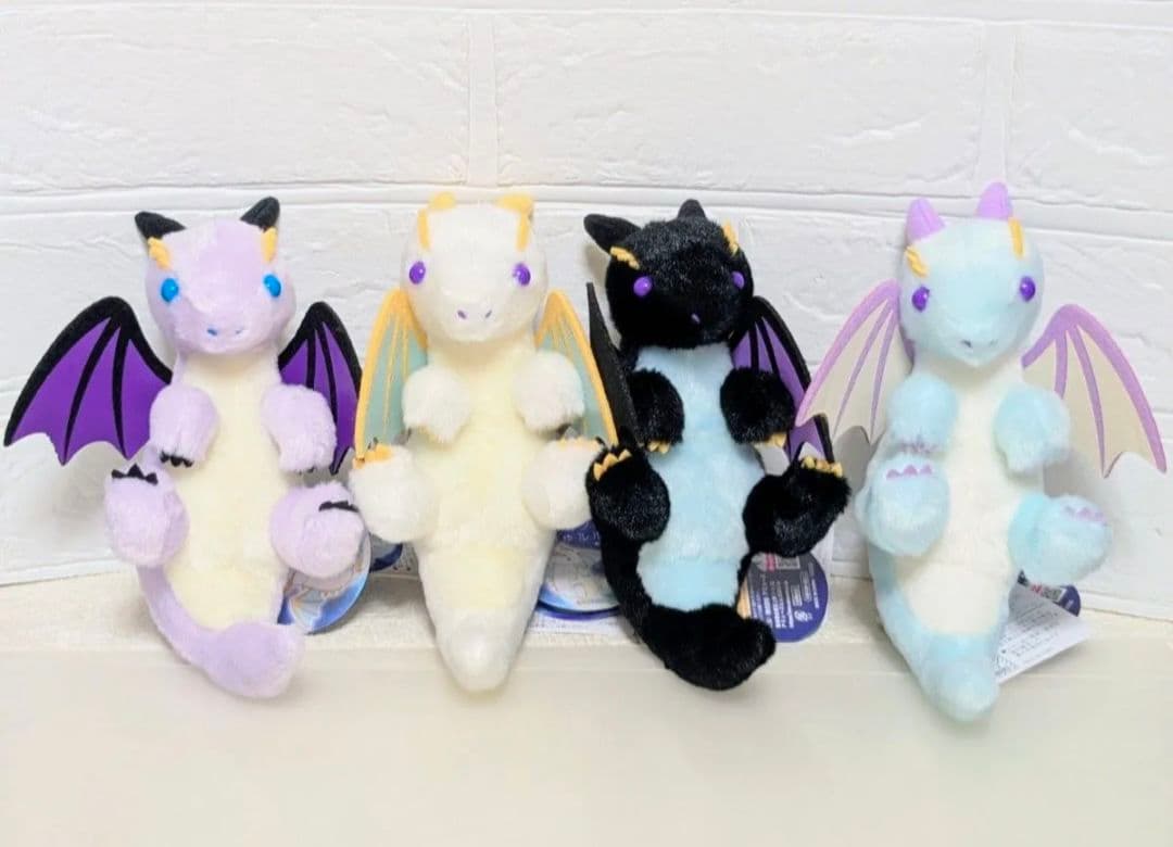 ドラゴンのひゅルルン ST ぬいぐるみ 全4種 コンプリートセット - メルカリ