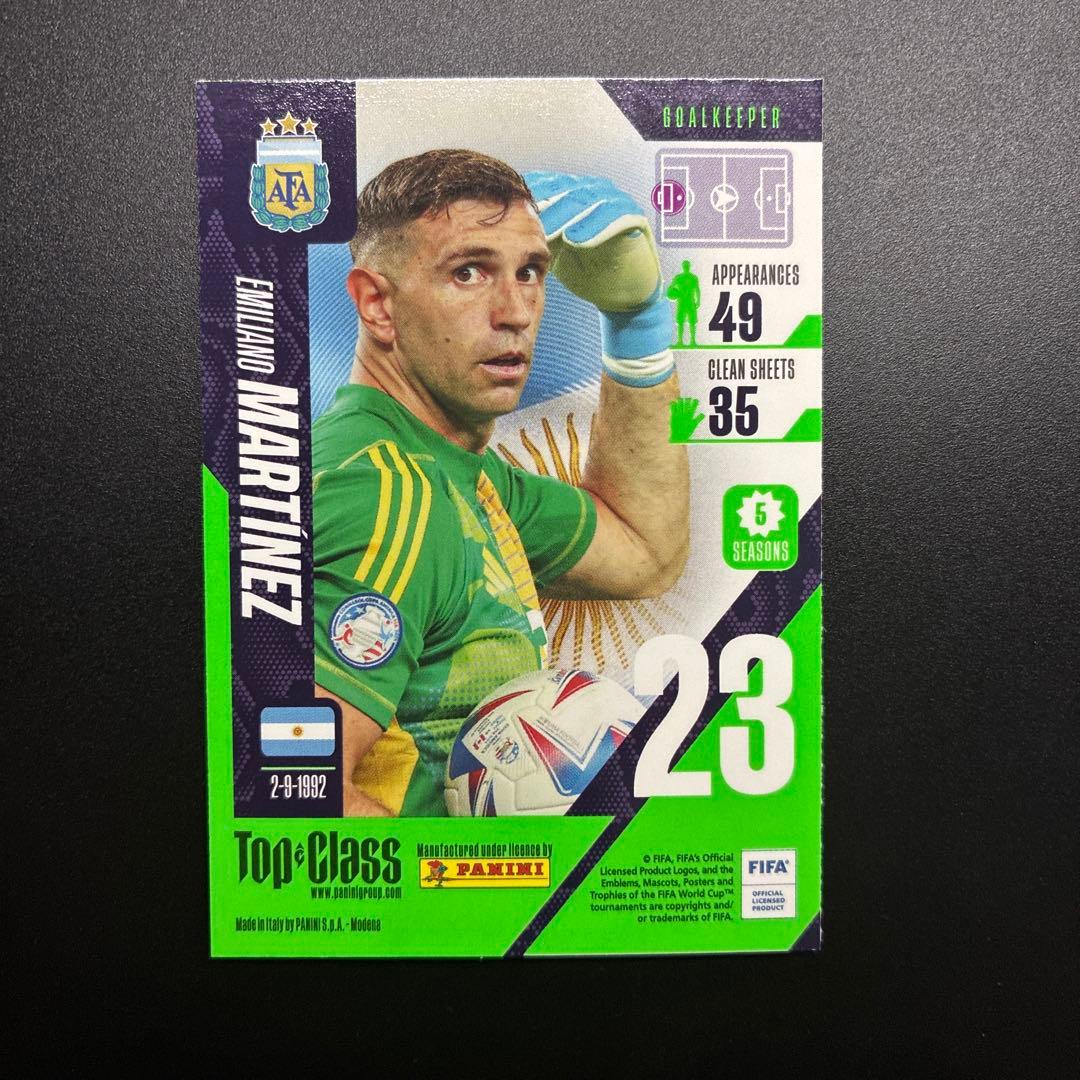 希少サッカーカード エミリアーノマルティネス エミマル アルゼンチン