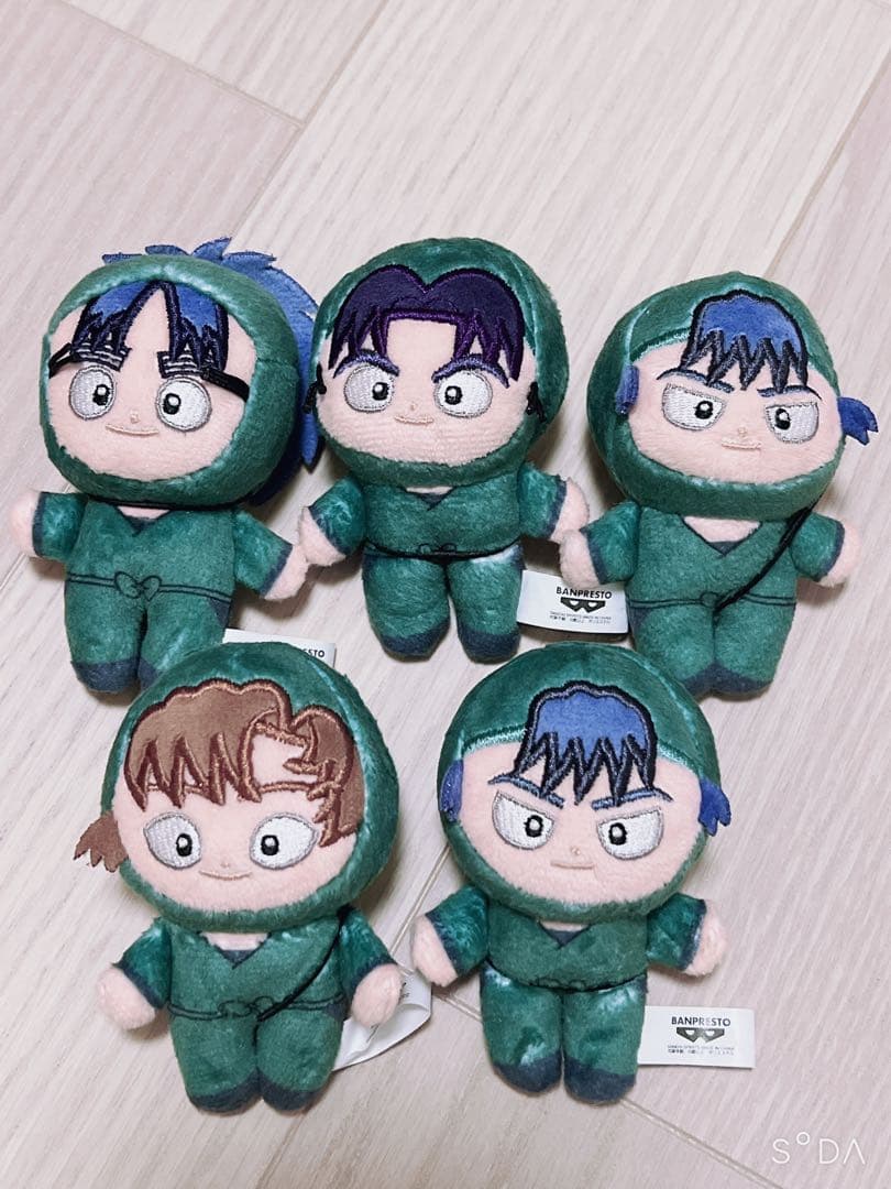 【即購入可能】忍たま 善法寺伊作 七松小平太 潮江文次郎 食満留三郎 ほわぬい 忍たま乱太郎 食満留三郎 善法寺伊作 同室 トレーディングカード