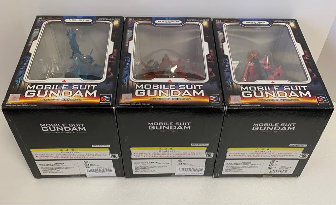 《新品フルコンプ！》⭐︎ソフビネットシリーズ 機動戦士ガンダムフィギュア　全3種⭐︎